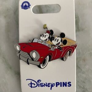2024 Disney Parks Mickey & Minnie Mouse Runaway Railway Red Car OE Pin BNWT